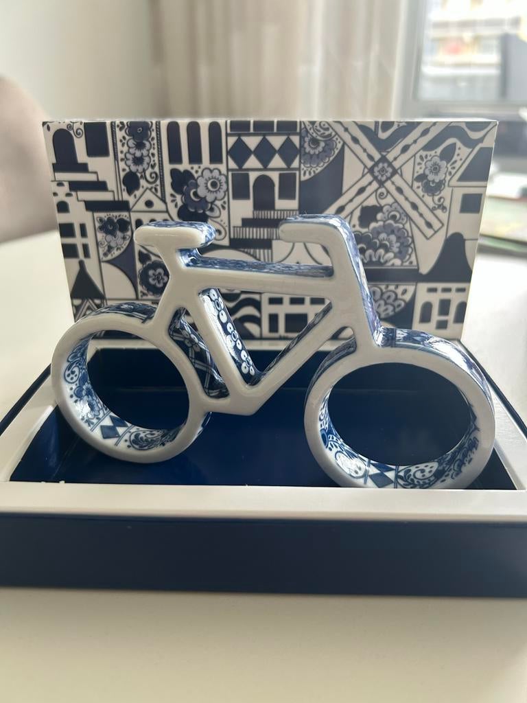 Marcel Wanders Delfts Blauw Keramiek fietsje, Antiek en Kunst, Kunst | Designobjecten, Ophalen of Verzenden