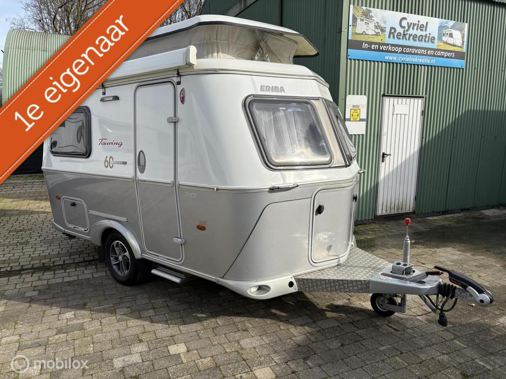 Eriba 310 Touring 60 EDITION Dakluifel, Caravans en Kamperen, Caravans, Bedrijf, 500 - 750 kg, Eriba, 4 tot 5 meter