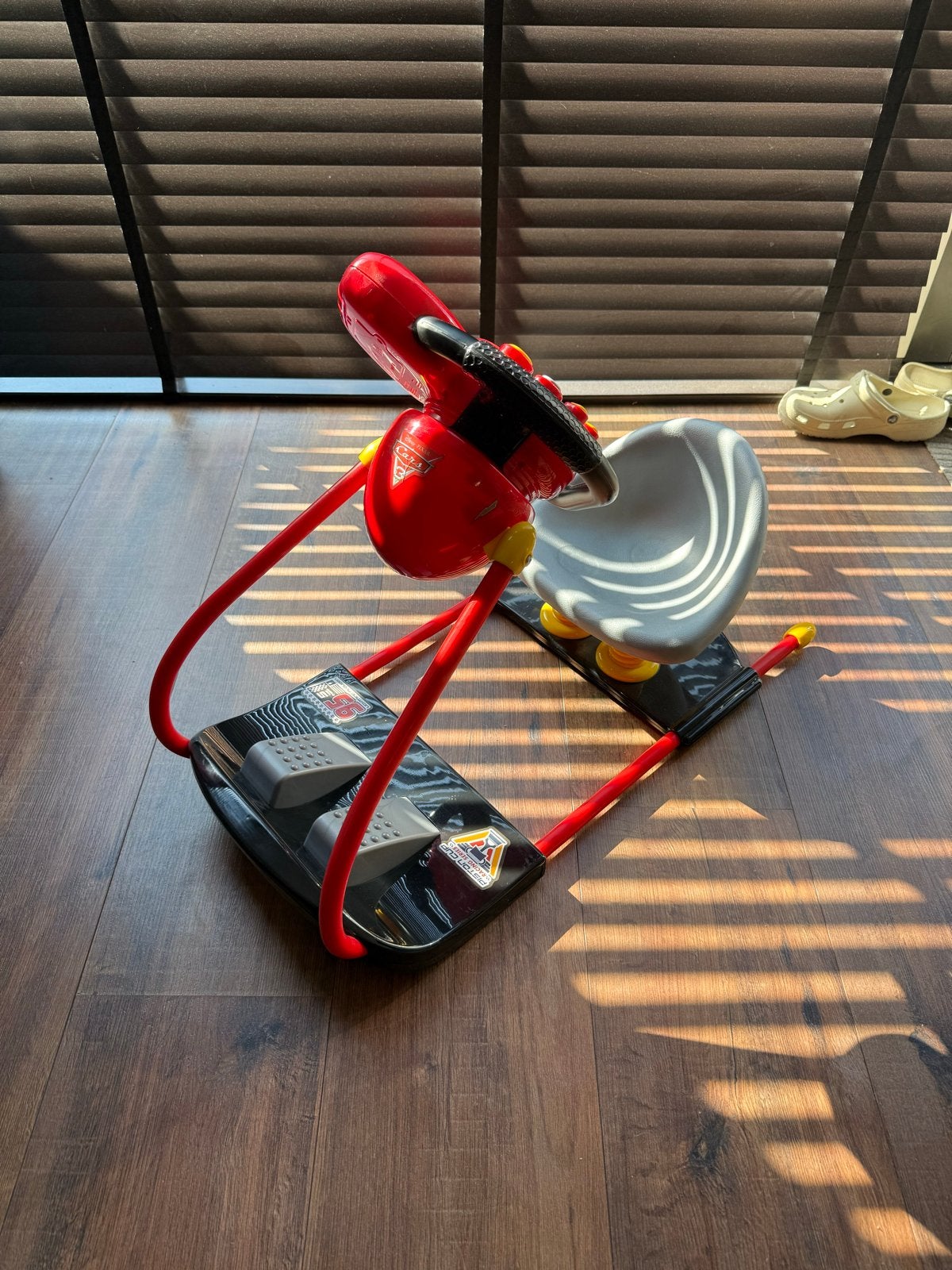 Smoby Cars Racestoel met stuur en pedalen, Ophalen, Zo goed als nieuw