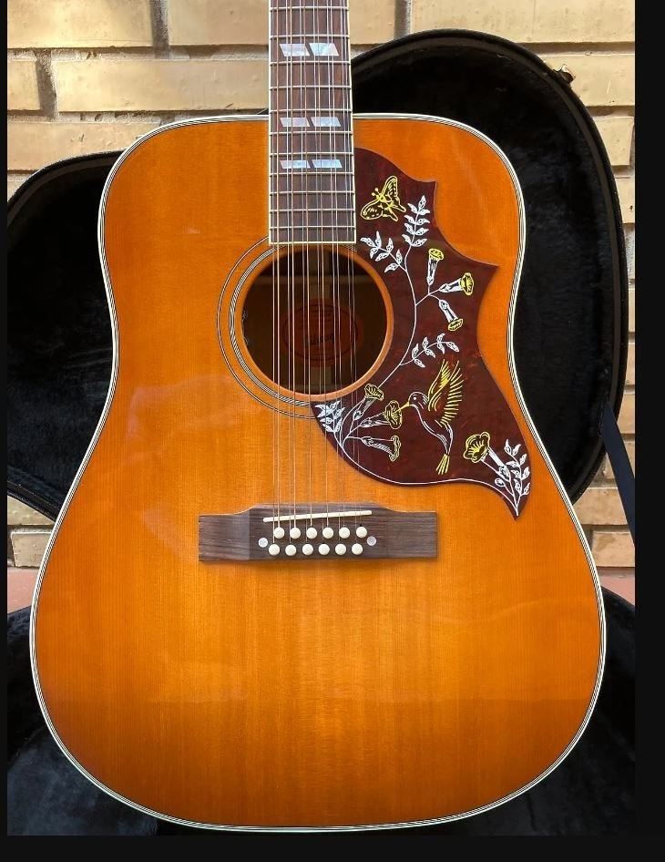 Gibson Hummingbird  12 string  2017, Muziek en Instrumenten, Snaarinstrumenten | Gitaren | Akoestisch, Ophalen, Zo goed als nieuw