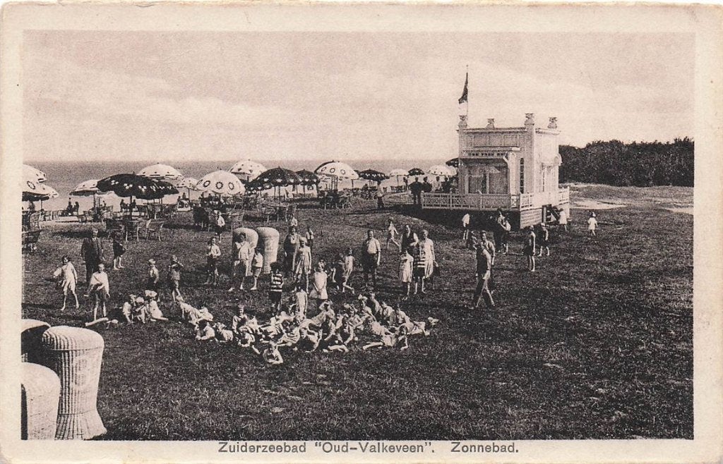 703-126-037 Zuiderzeebad Oud-Valkeveen Zonnebad, Verzenden, Voor 1920, Noord-Holland