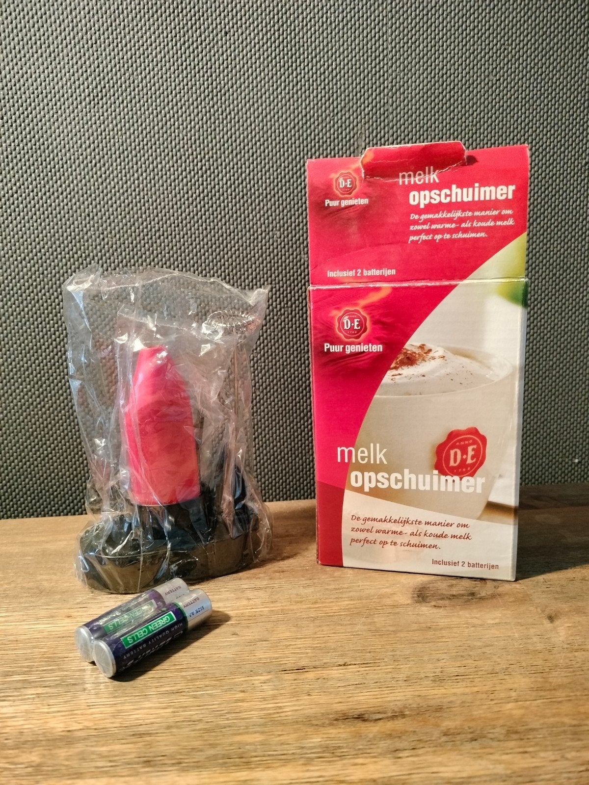 DE Melkopschuimer - Perfect schuim voor warme en koude melk, Witgoed en Apparatuur, Ophalen of Verzenden, Nieuw, Handmatige melkopschuimer