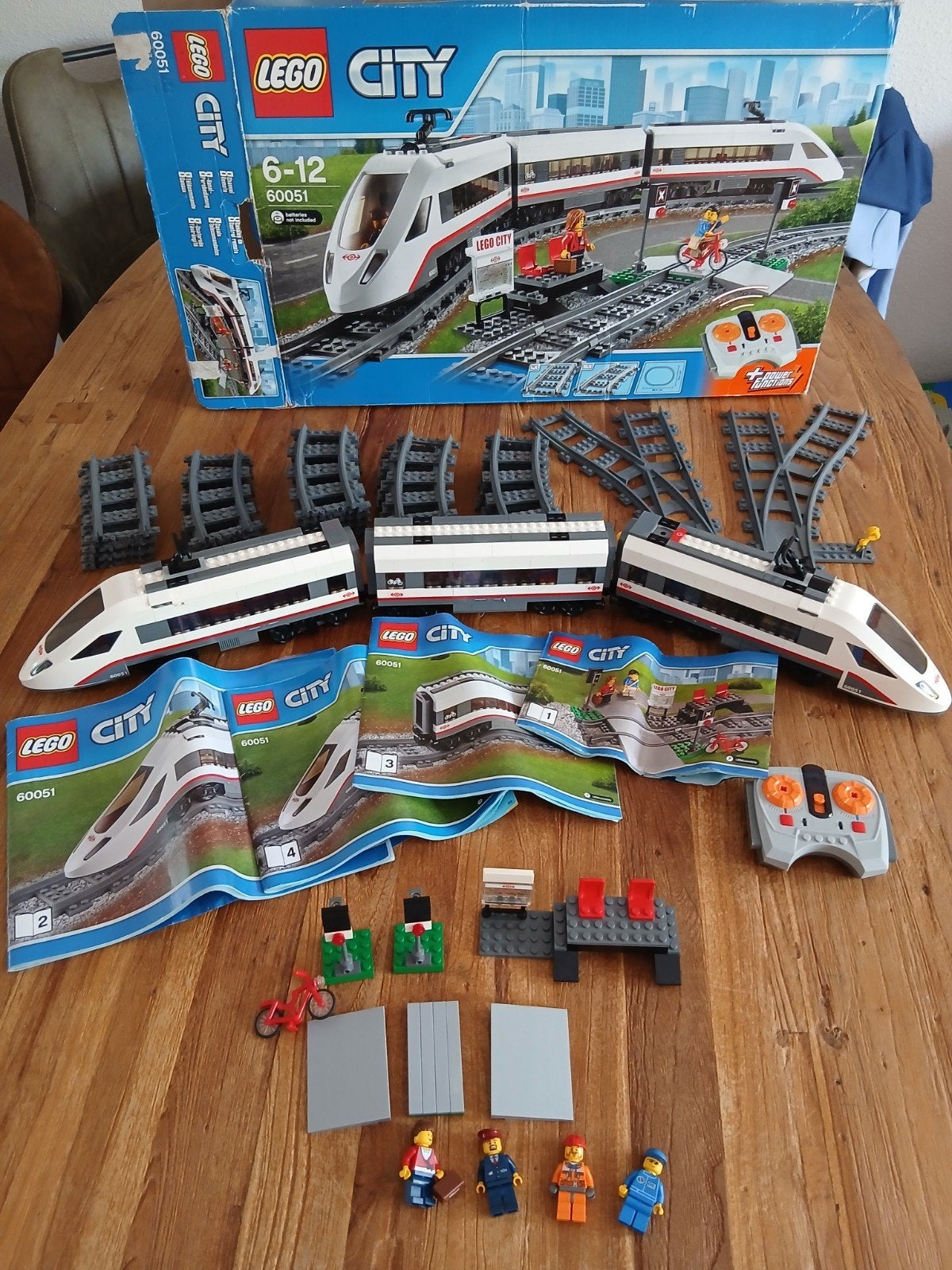 LEGO City trein 60051 extra rails, Kinderen en Baby's, Speelgoed | Duplo en Lego, Ophalen of Verzenden, Gebruikt