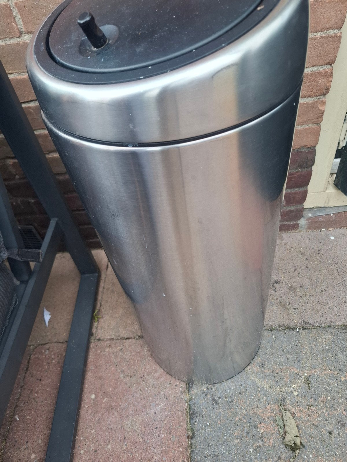Brabantia Prullenbak 30 L, Ophalen, Gebruikt, 20 tot 30 liter, Rvs