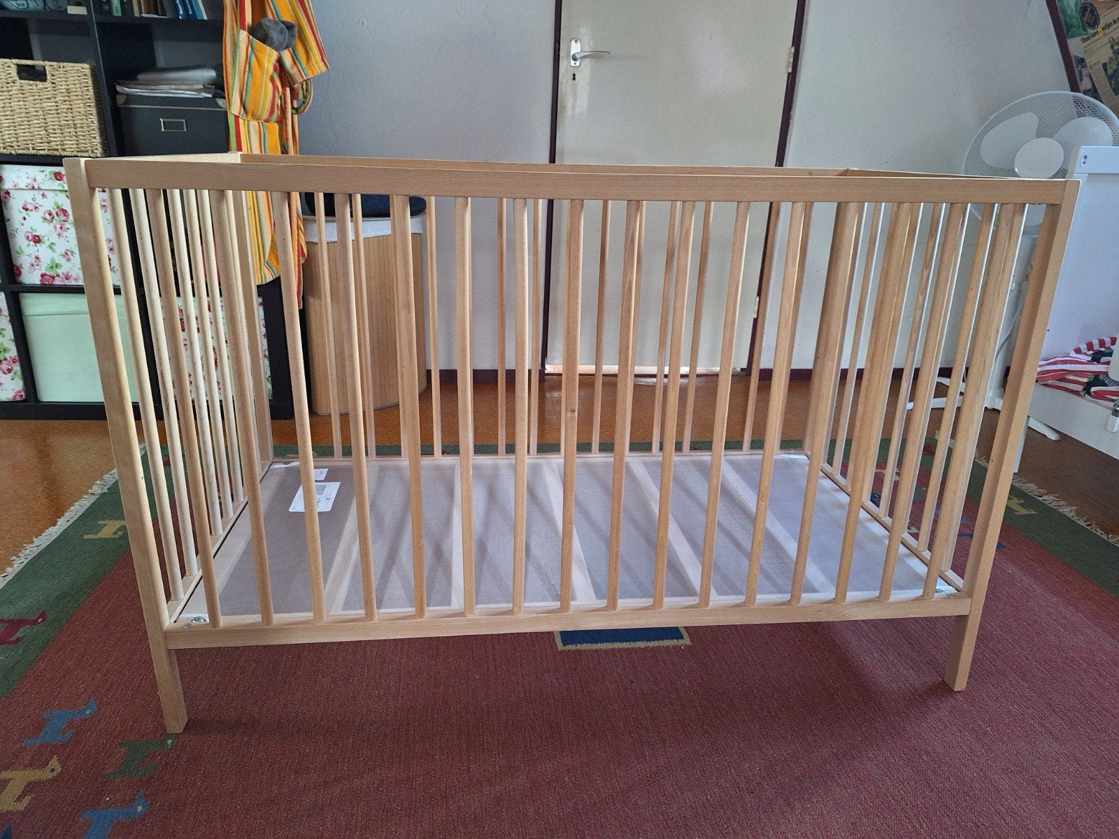 Houten Ledikant - Zo goed als nieuw, Ophalen, Modern, Scandinavisch, 190 cm of minder, Zo goed als nieuw
