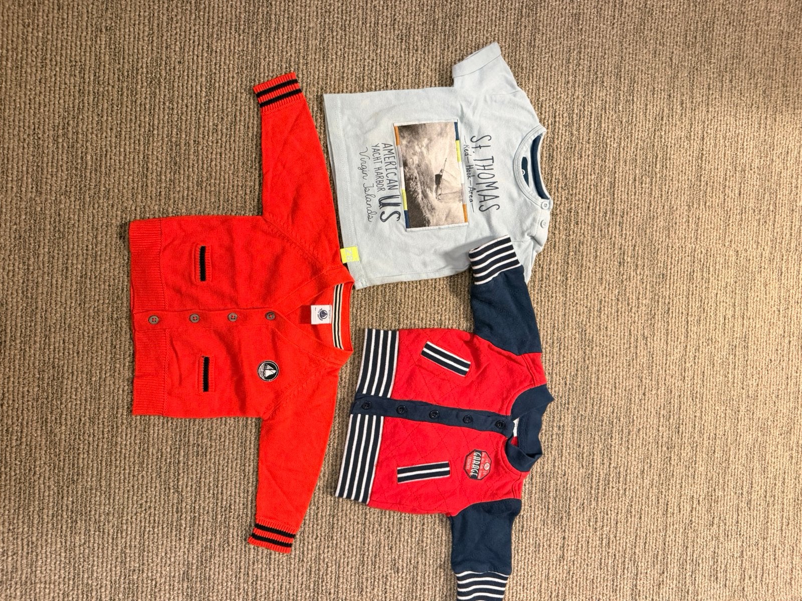 Vestje Petit Bateau, Z8 tshirt en vestje Feetje, Ophalen of Verzenden, Truitje of Vestje, Jongetje of Meisje, Petit Bateau