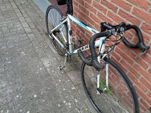racefiets, Fietsen en Brommers, Fietsen | Racefietsen, Gebruikt, 10 tot 15 versnellingen, Velgrem, Aluminium