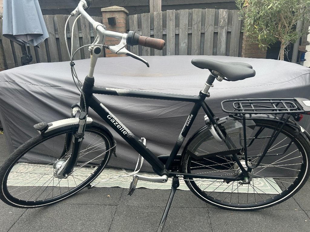 Gazelle herenfiets, Fietsen en Brommers, Fietsen | Heren | Herenfietsen, Ophalen, Versnellingen, Zo goed als nieuw, 65 cm of meer