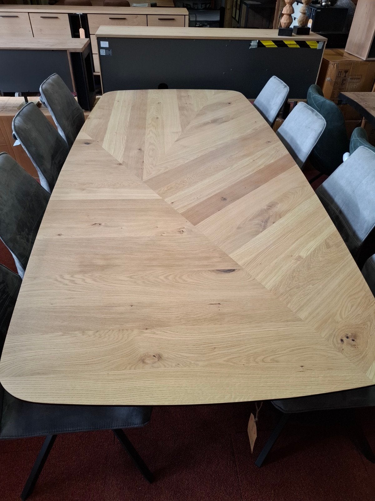 Nieuwe tafel 240 x 110 cm Deens ovaal, eiken, Ridgefield H&H, Ophalen, 100 tot 150 cm, Vijf personen of meer, Eikenhout