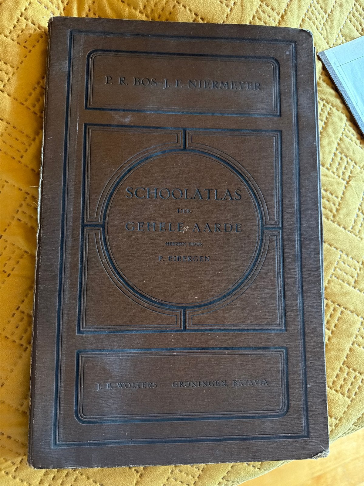 Oude Bosatlas - Schoolatlas der Geheele Aarde (1939), Gelezen, Bosatlas, Verzenden, 1800 tot 2000
