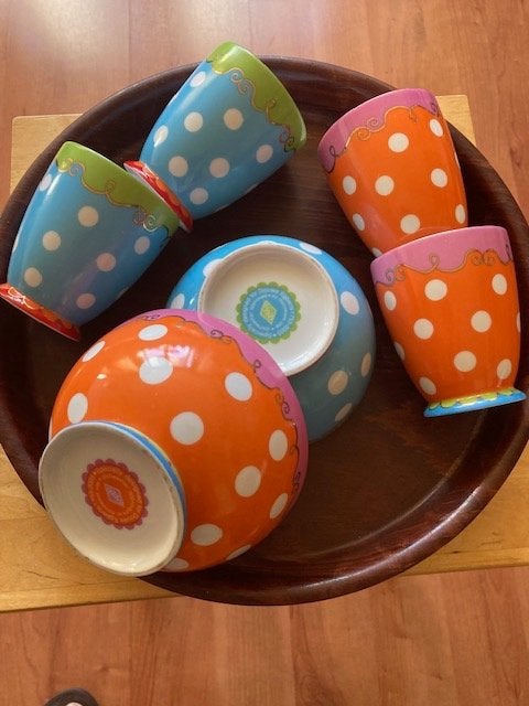 Oilily Servies soepkommen en bekers