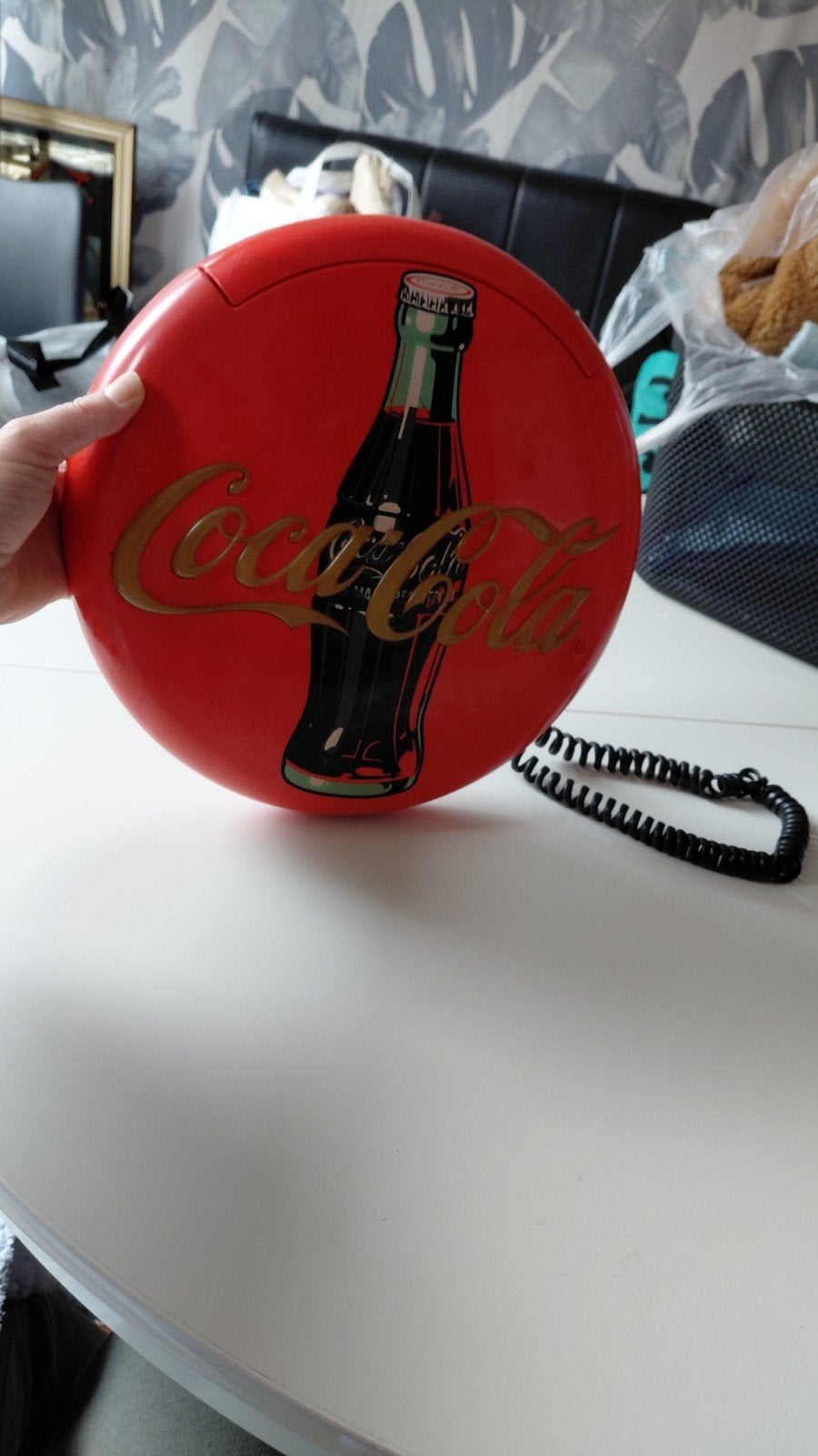 oude Coca Cola telefoon, Ophalen, Gebruikt