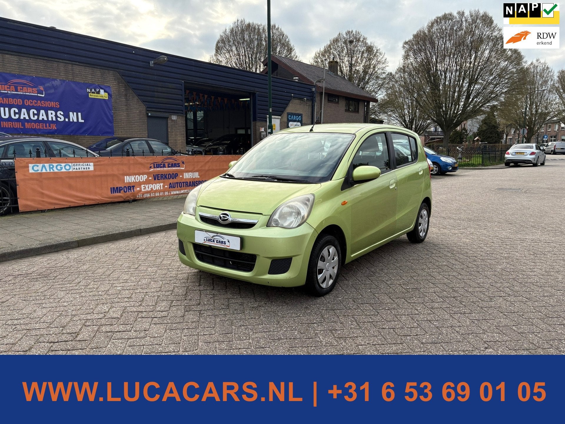 Daihatsu Cuore 1.0 Premium NIEUWE APK!, Auto's, Voorwielaandrijving, 18 €/maand, 4 stoelen, Cuore