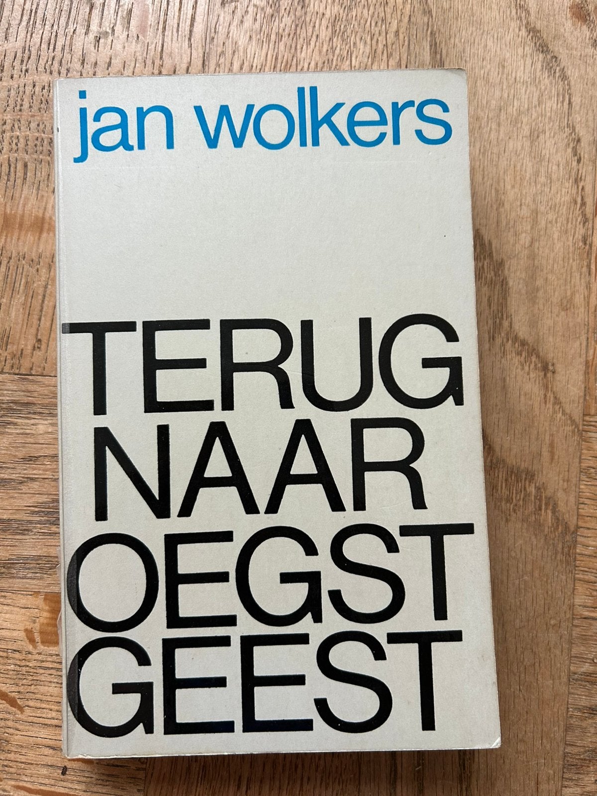 Jan Wolkers - Terug naar Oegstgeest EERSTE DRUK 1965 Vintage, Jan Wolkers, Ophalen of Verzenden, Zo goed als nieuw, Nederland
