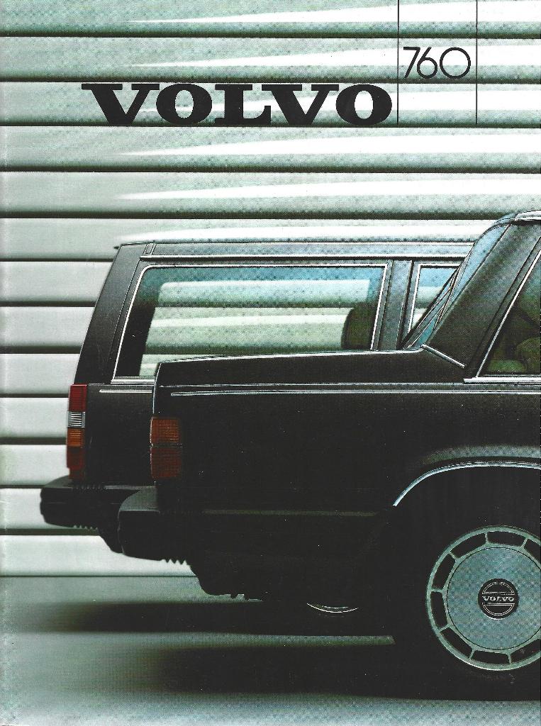 Volvo 760 brochure auto (VV14), Ophalen of Verzenden, Zo goed als nieuw, Volvo