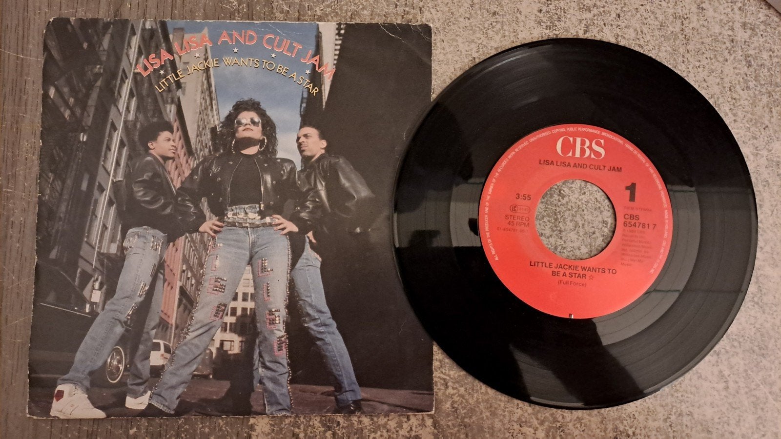 Lisa lisa and the cult jam-little jackie wants to be a star, Gebruikt, 7 inch, Pop, Fotohoes