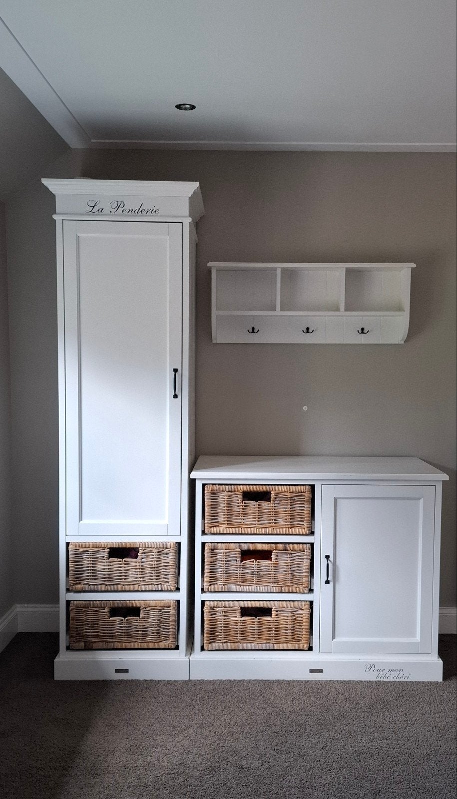 Kidsmill La Première Kledingkast, kast en wandplank, Ophalen, 50 tot 70 cm, 105 cm of meer, 100 cm of meer