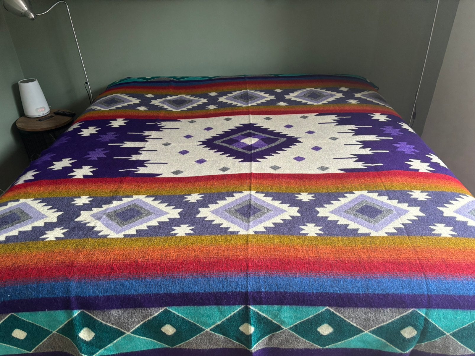 NIEUW! Alpaca wol deken kleed plaid sprei woon warm ruit hot, Ophalen of Verzenden, Nieuw