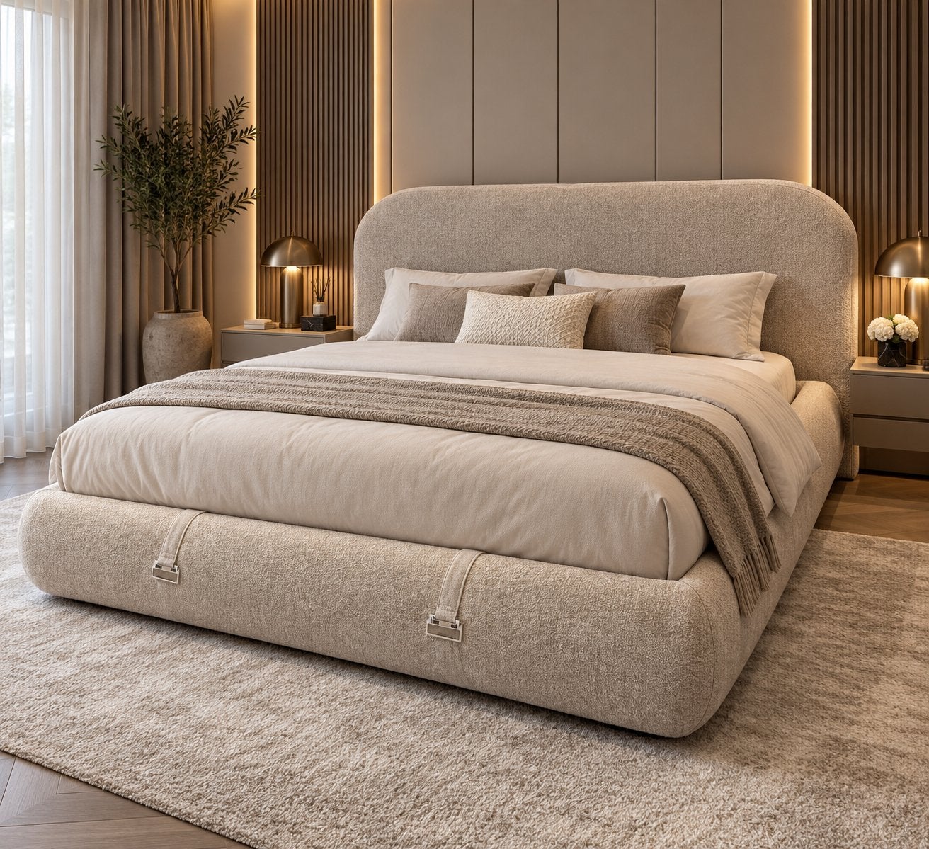 Opbergbed boxspring japandi bedden 160x200 inclusief matras, Ophalen of Verzenden, Nieuw, Tweepersoons, 160 cm