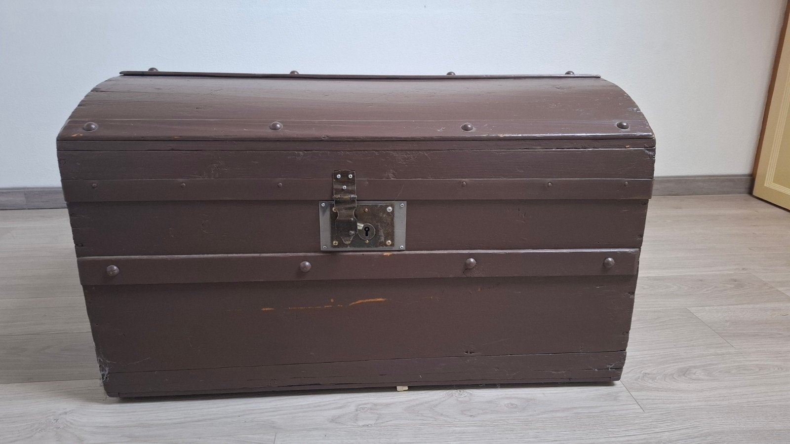Vintage dekenkist / koffer 80x40x48 cm, Huis en Inrichting, Ophalen, Gebruikt, 50 tot 100 cm, Minder dan 50 cm