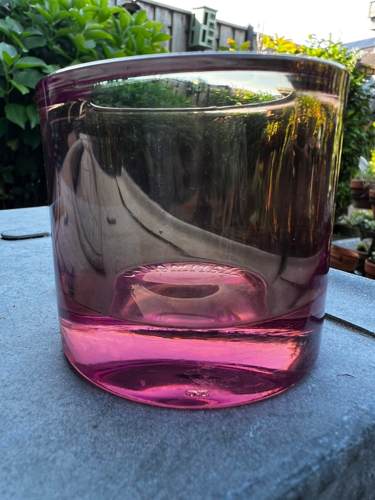 Iittala KIVI Marimekko Waxinelichthouder~Rose Olive 2011, Ophalen of Verzenden, Zo goed als nieuw, Waxinelichthouder, Iittala