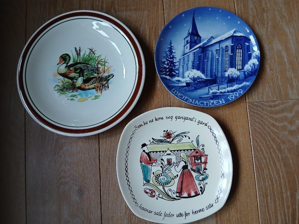 vintage keramieken borden Stolt Margit, Winterling, O.M.S., Ophalen