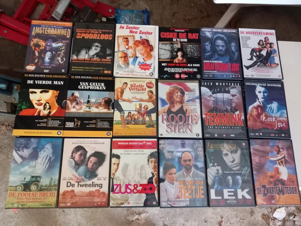 Partij van 18 nederlandse films, Alle leeftijden, Ophalen of Verzenden, Zo goed als nieuw, Film
