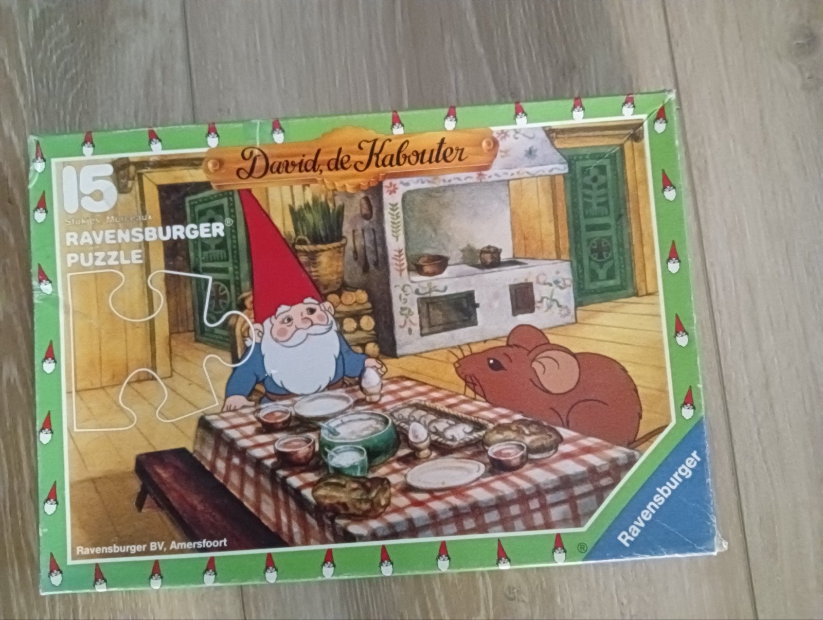 Kinderpuzzel 15 stukjes David de Kabouter, Ravensburger, Ophalen of Verzenden, 10 tot 50 stukjes, Gebruikt, 2 tot 4 jaar