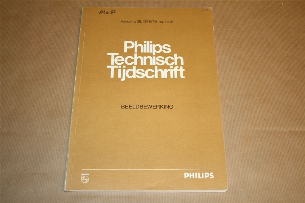 Philips Technisch Tijdschrift - Special Beeldbewerking 1979, Boeken, Ophalen of Verzenden, Zo goed als nieuw, Bouwkunde