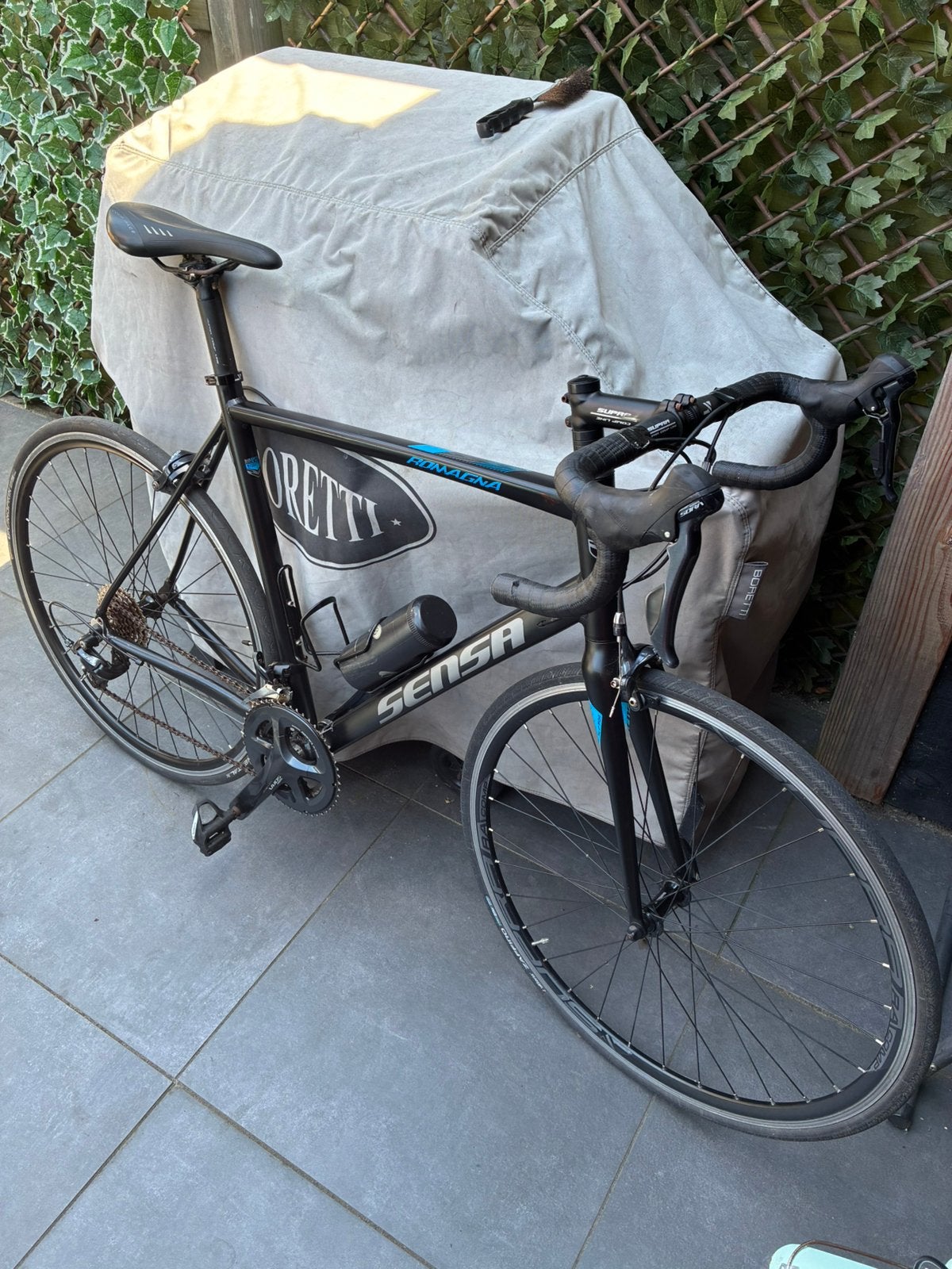 Sensa romagna, Fietsen en Brommers, Fietsen | Racefietsen, Gebruikt, Velgrem, Aluminium, 15 tot 20 versnellingen