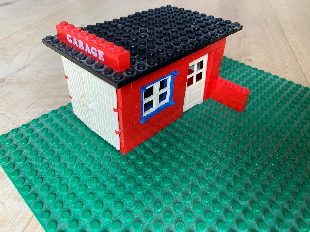 Vintage LEGO 361-2 Garage – 1979, Gebruikt, Overige thema's, Lego, Ophalen of Verzenden