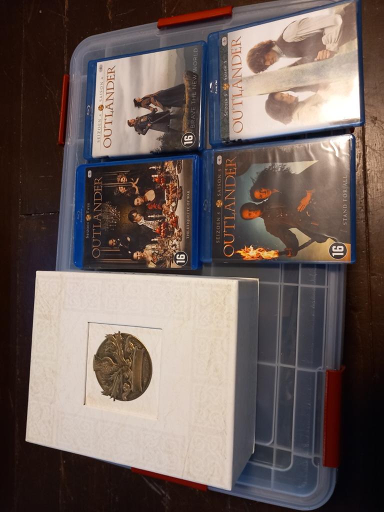 Outlander seizoen 1 tot 5 bluray ZGAN, Cd's en Dvd's, Blu-ray, Zo goed als nieuw, Drama, Boxset, Ophalen of Verzenden