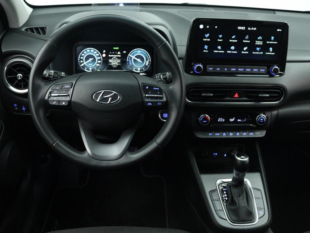 Hyundai KONA 1.6 GDI HEV Fashion | Trekhaak | Navigatie | Ca, Auto's, Stof, Gebruikt, Euro 6, 23 km/l