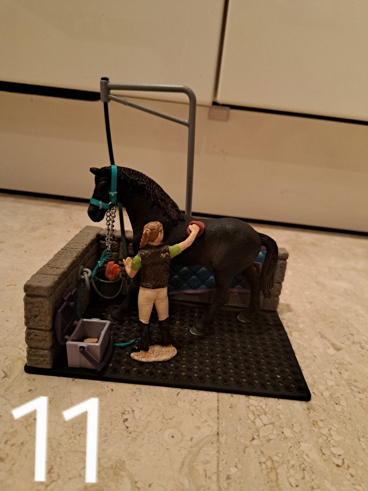 schleich was/poetsplaats, Verzamelen, Speelgoed, Ophalen of Verzenden, Gebruikt