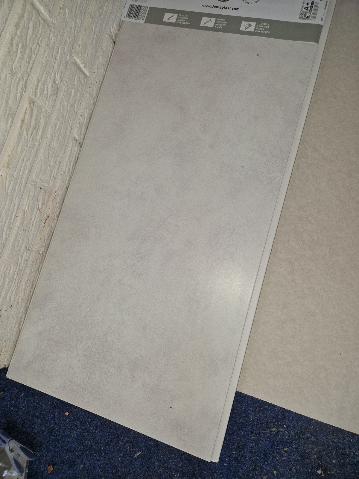 Dumapan XL Wand- en Plafondpanelen - Wit Beton Look, Ophalen of Verzenden, Nieuw, Overige materialen, Minder dan 20 mm