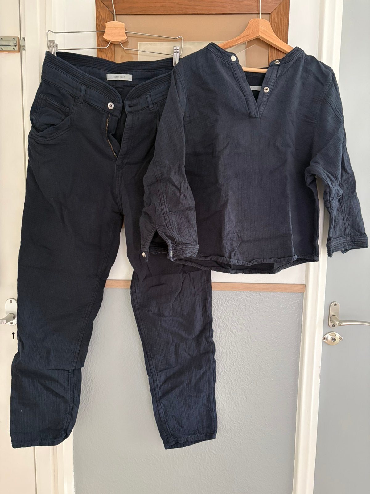 Heerlijk huispak van Humanoid L, Ophalen of Verzenden, Zo goed als nieuw, Maat 42/44 (L), Blauw