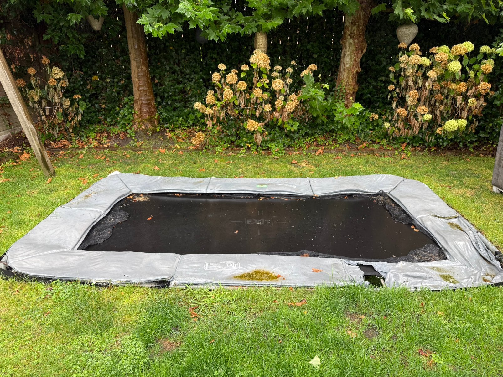 Exit Interra ground trampoline  214 x 366, Ophalen, Zo goed als nieuw