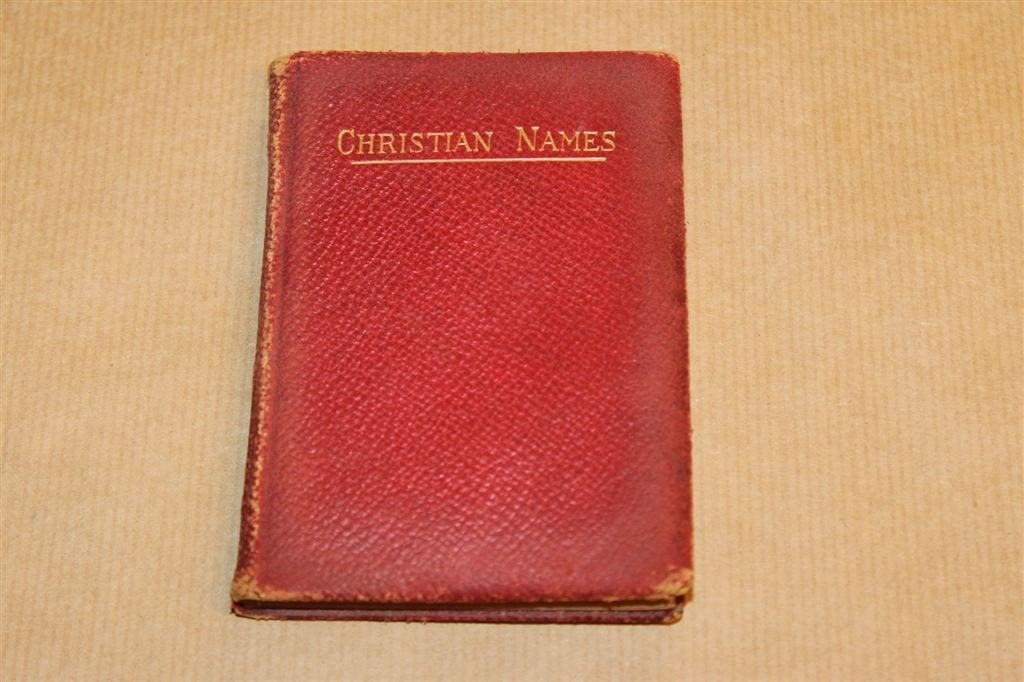Christian Names — Miniatuur Namenboek Antiek ca. 1900, Ophalen of Verzenden