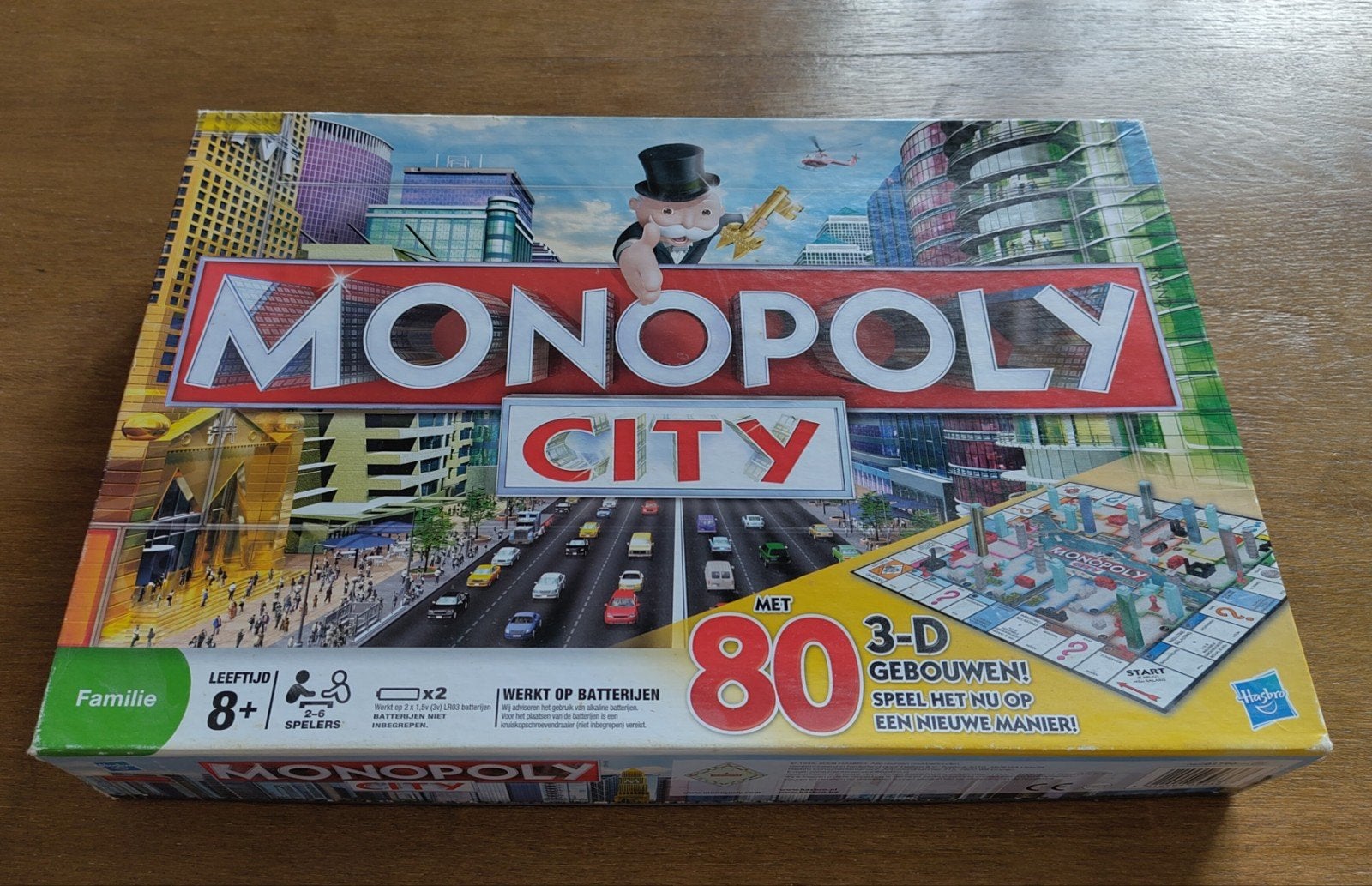Monopoly City, Hobby en Vrije tijd, Gezelschapsspellen | Bordspellen, Ophalen of Verzenden, Gebruikt, Hasbro