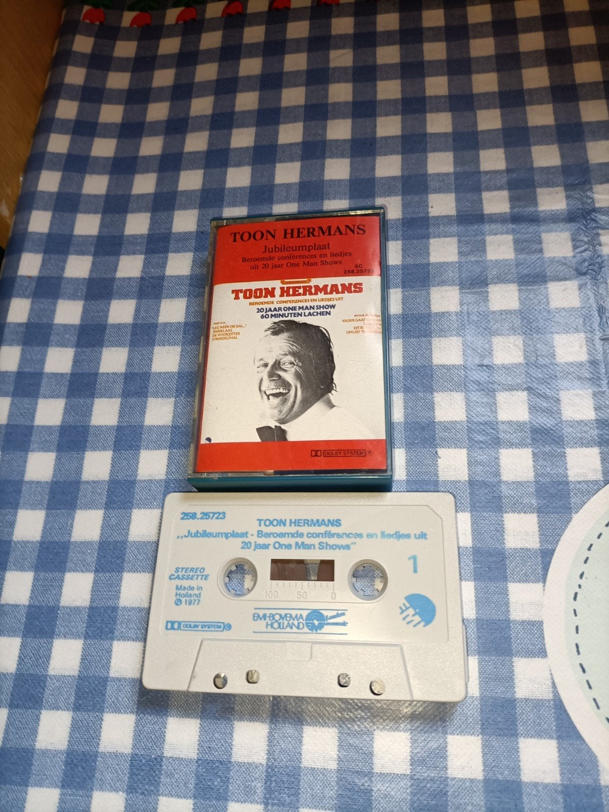 Cassettebandje Toon Hermans one man show, Cd's en Dvd's, Cassettebandjes, Ophalen of Verzenden, Zo goed als nieuw, 1 bandje