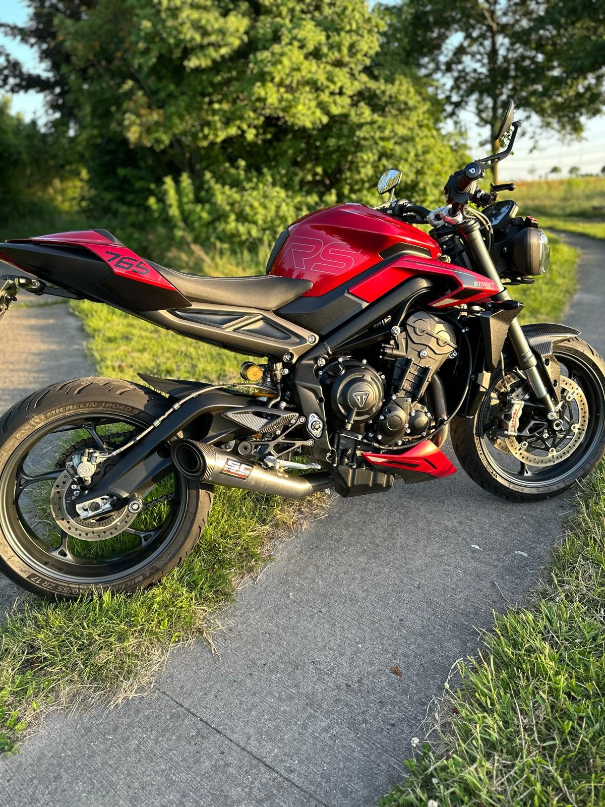 Triumph Street Triple RS 765 - Zo goed als nieuw! Km 9714, Motorrijbewijs A, Gebruikt, 3 cilinders, Particulier