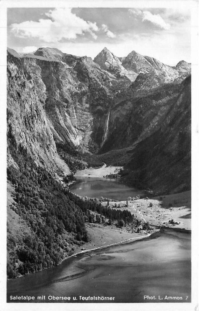 381-313-039 Berchtesgaden Saletalpe mit Obersee, Verzenden, Voor 1920, Duitsland