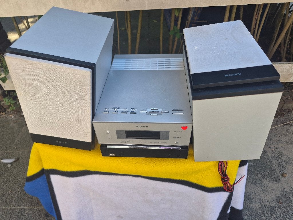 Sony CMT-BX3 micro hifi-system, modelnummer, receiver/cd-spe, Ophalen, Gebruikt, Microset, Tuner of Radio