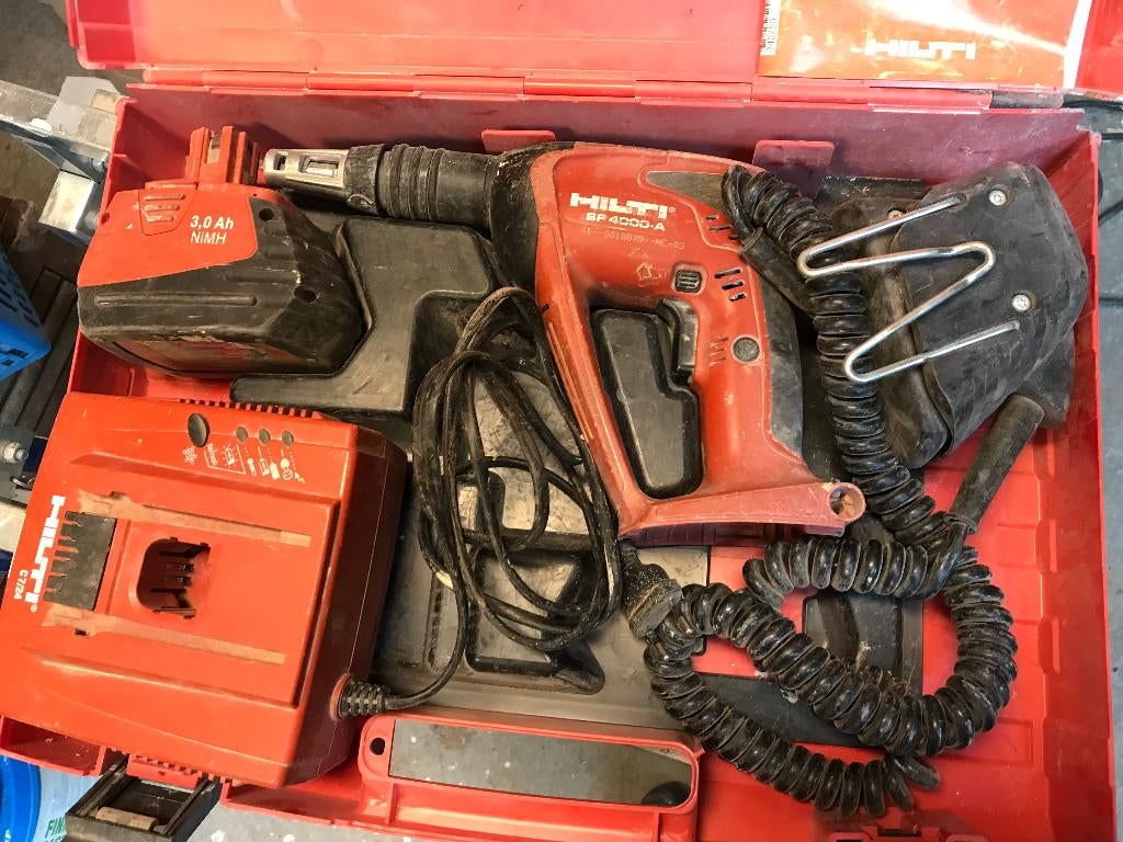 Hilti SF 4000 gips wanden en wanden schroefmachine op accu, Ophalen, Gebruikt, Boor- en Schroefmachine