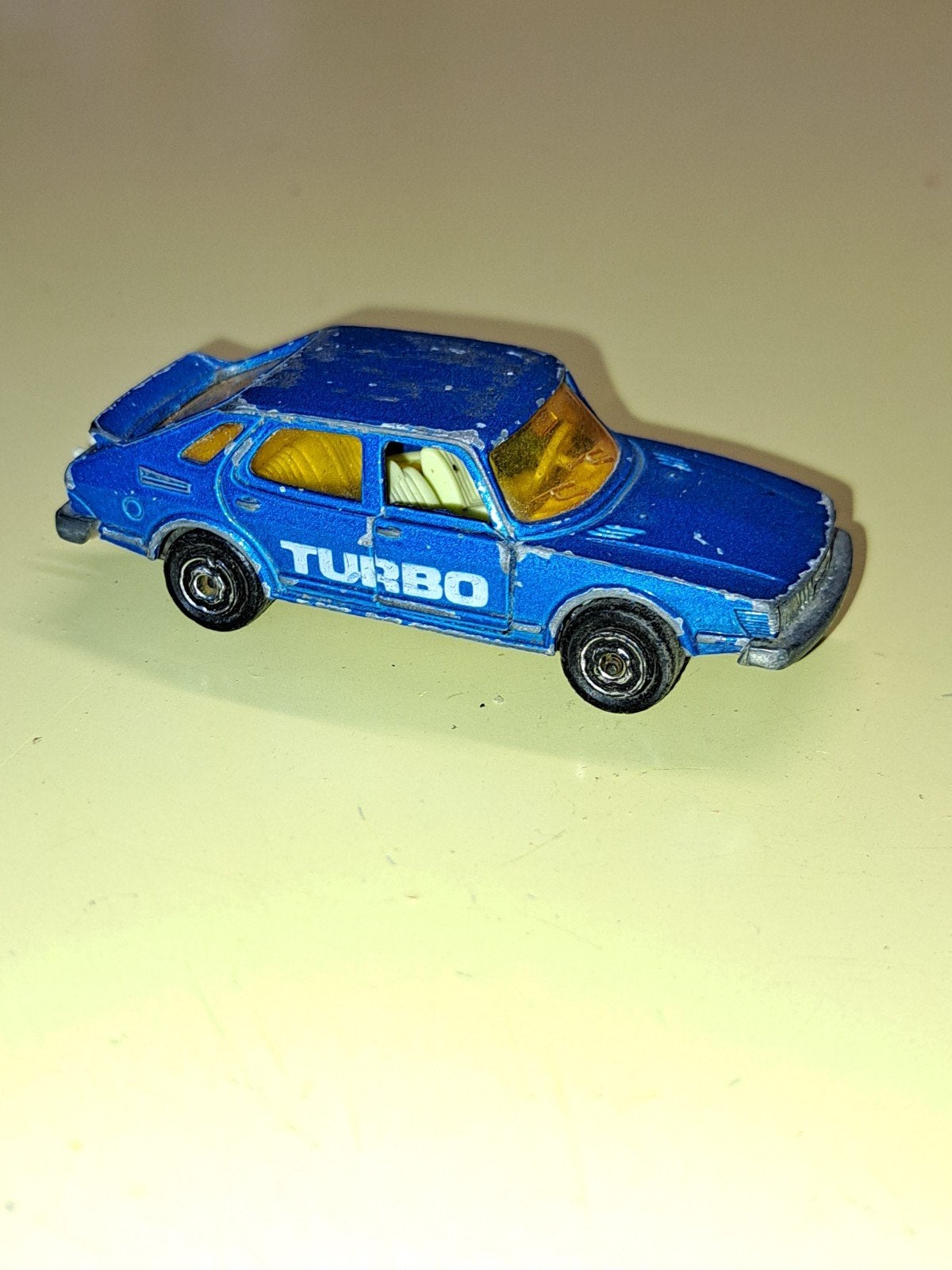 Majorette Saab Turbo modelauto  1:87/1:62 metaal nr 284, Ophalen of Verzenden