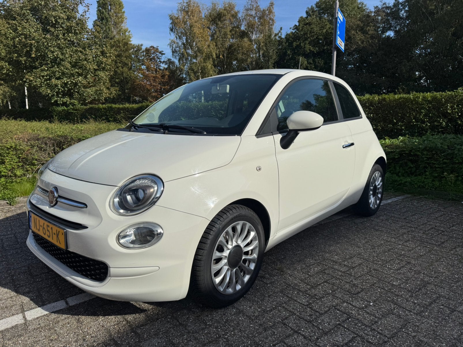 Foto 8 van Fiat 500 0.9 TwinAir TURBO 80 pk | Wit | 2017 | Nieuwe APK