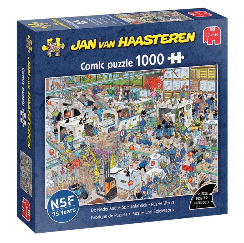 Jan van Haasteren Nederlandse Spellenfabriek, Ophalen of Verzenden, 500 t/m 1500 stukjes, Zo goed als nieuw, Legpuzzel