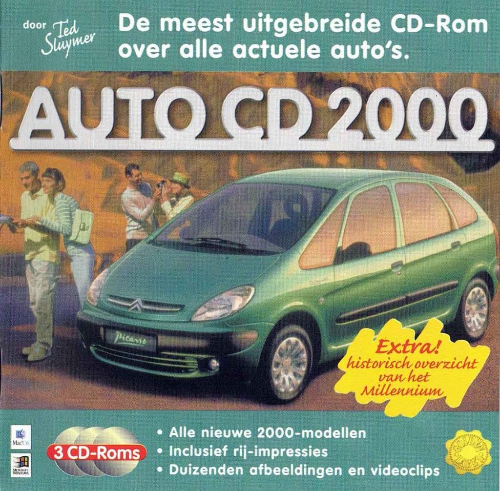 3 CD-ROM’s met overzicht van alle personenauto’s uit 2000, Ophalen of Verzenden, Zo goed als nieuw