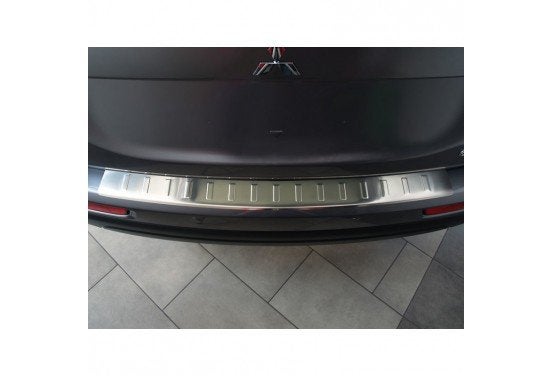 RVS Bumper beschermer : Mitsubishi Outlander 2012-2015 'Ribs, Groningen, Nieuw, Ophalen of Verzenden, Achter