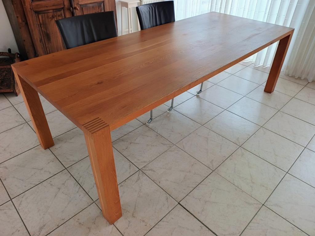 Pilat&Pilat Doris Massief houten eettafel, eiken olie., Huis en Inrichting, Tafels | Eettafels, Ophalen, 50 tot 100 cm, Zo goed als nieuw
